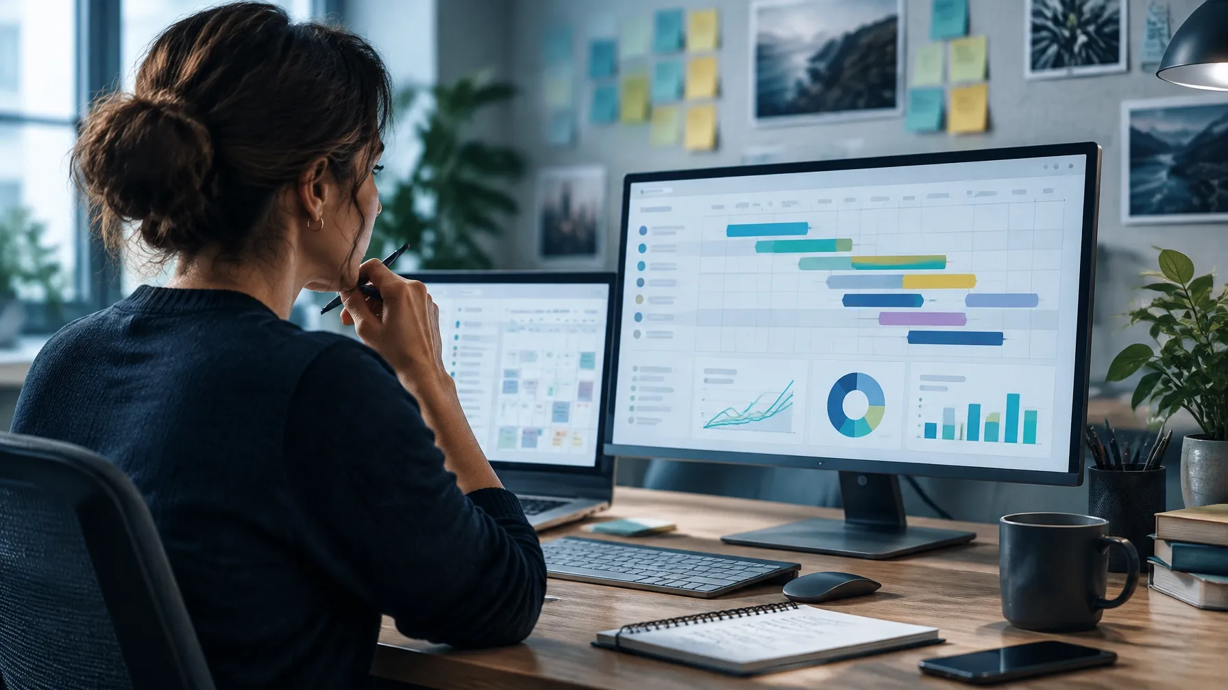 Strategist planning a marketing campaign